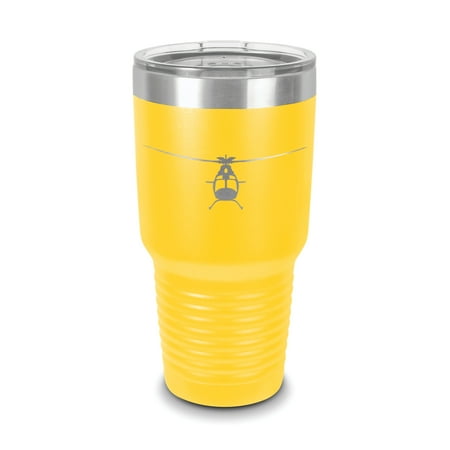 

AW119 Koala Tumbler 30 oz - Laser Engraved w/ Clear Lid - Polar Camel - Stainless Steel - Vacuum Insulated - Double Walled - Travel Mug - helicopter