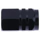 thumbnail image 3 of Tapas de aire de válvula de neumático cubiertas de vástago de rueda de coche de aleación de aluminio negro 4 Uds, 3 of 7