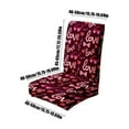 thumbnail image 3 of Valentine's Day Dining Chair Covers Chair Back Covers Removable Washable Chair Protectors for Valentine's Day Home Kitchen, 3 of 6