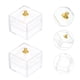 thumbnail image 3 of EeaseMX 10 cajas de plástico transparente para exhibir dulces, mini adornos (transparentes), 3 of 7