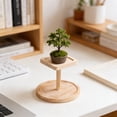 thumbnail image 4 of EGNMCR Wooden Multi-layer Storage Display Rack Flower Pot Decoration Rack Living Room Figurine Storage Rack Wooden Jewelry Rack wooden storage shelf, 4 of 6