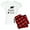 With Red Plaid Pant, variant on CafePress - Women's Light Pajamas - Women's Short Sleeve Print T-Shirt and Pants Light Cotton Pajama Set