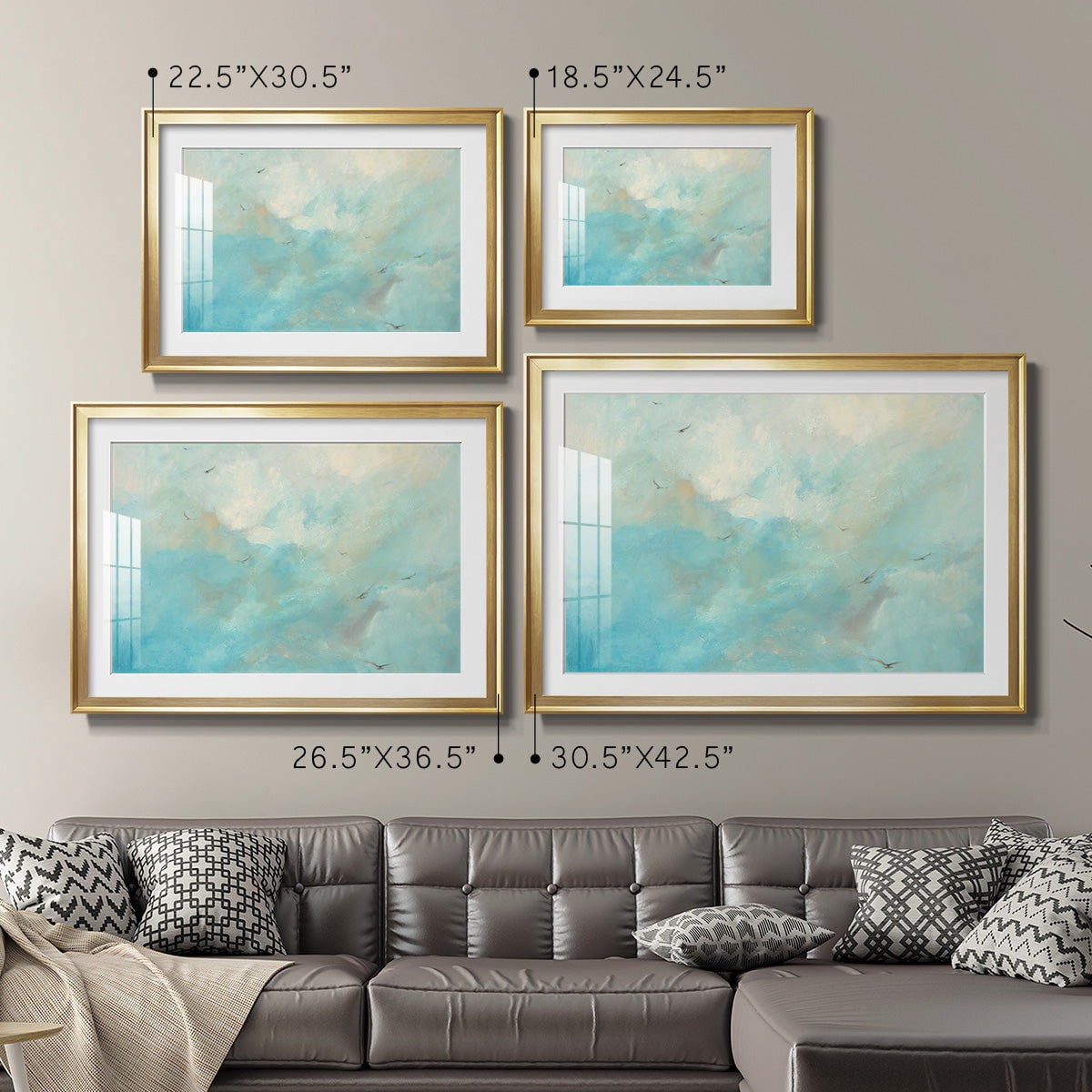 Flying Home Premium Framed Print - Ready to Hang