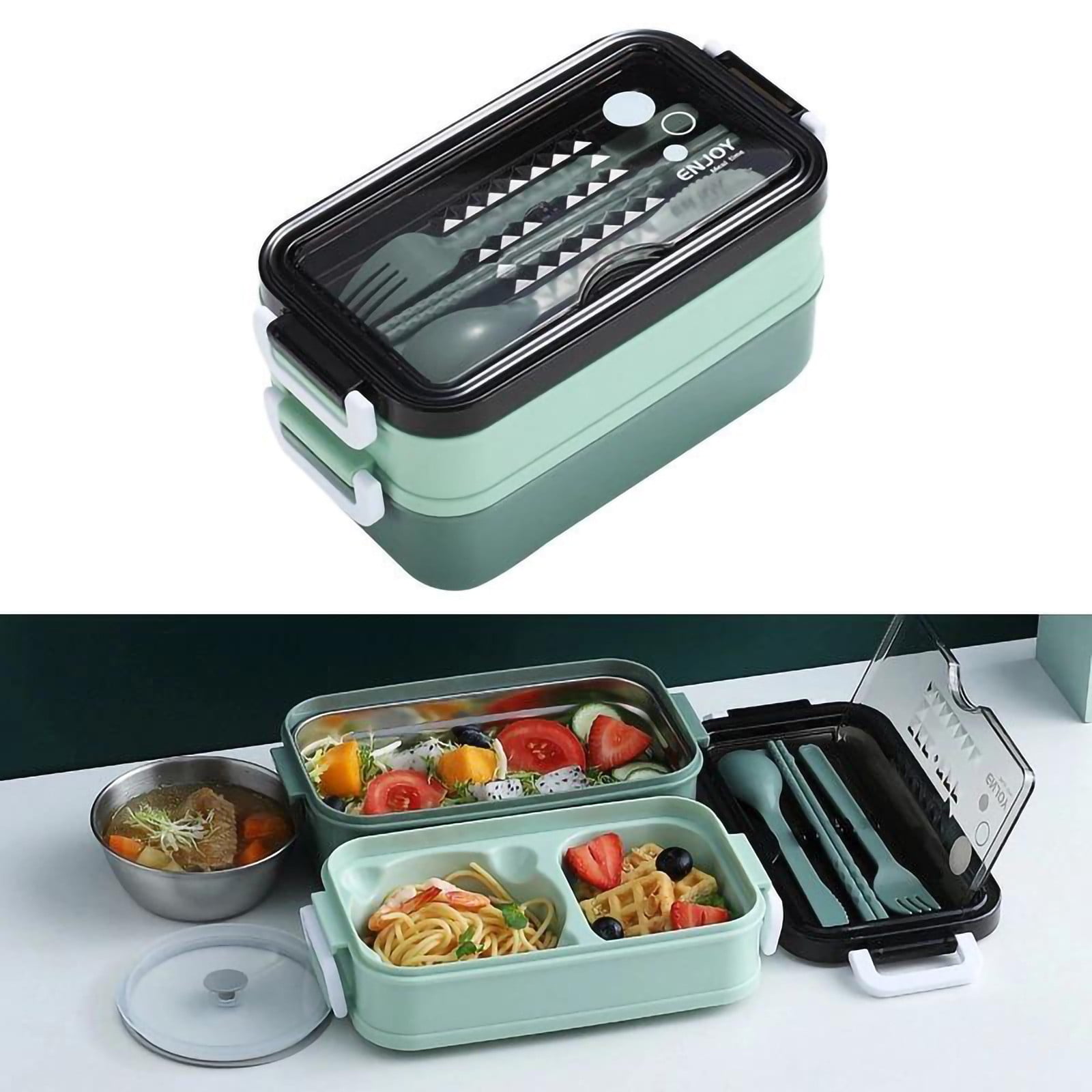 Lunch Box with Microwave Safe Feature Microwave Safe Lunch Container Sturdy  Airtight Bento Box Lunch Containers for Kids - AliExpress