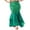 Green, variant on Womens Sequins Mermaid Long Tail Skirt Party Dress up Costume Green 3XL