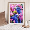 thumbnail image 4 of Cuadros Decorativos Loro azul de 11 quilates, bordado con cuentas, costura artesanal, punto de cruz completo, arte Animal Ndcxsfigh Nuevos Originales, 4 of 8
