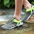 thumbnail image 4 of Stepedia Athletic Hiking Water Shoes for Women Men Quick Dry Outdoor Water Sport Aqua Shoes for Beach, Gray, 4 of 7