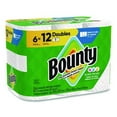 thumbnail image 2 of Bounty 80798314 Select-a-Size 6 in. x 11 in. 2-Ply Kitchen Roll Paper Towels - White (6/Carton), 2 of 7
