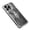 Silver+Black, variant on For iPhone 16 Pro Max Cover Breathable Heat Dissipation Protective Shockproof Back Case Cool Spider Pattern Metal Bracket[Hidden Kickstand] Slim Borderless Phone Case for iPhone 16 Pro Max,Gold+Black