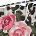 thumbnail image 3 of Pioneer Flower Floral Print Pattern Shower Curtain 72"x84" ,Bathroom Decorative Shower Curtains Set with 12 Hooks,Modern Waterproof Washable Shower Curtain, 3 of 6