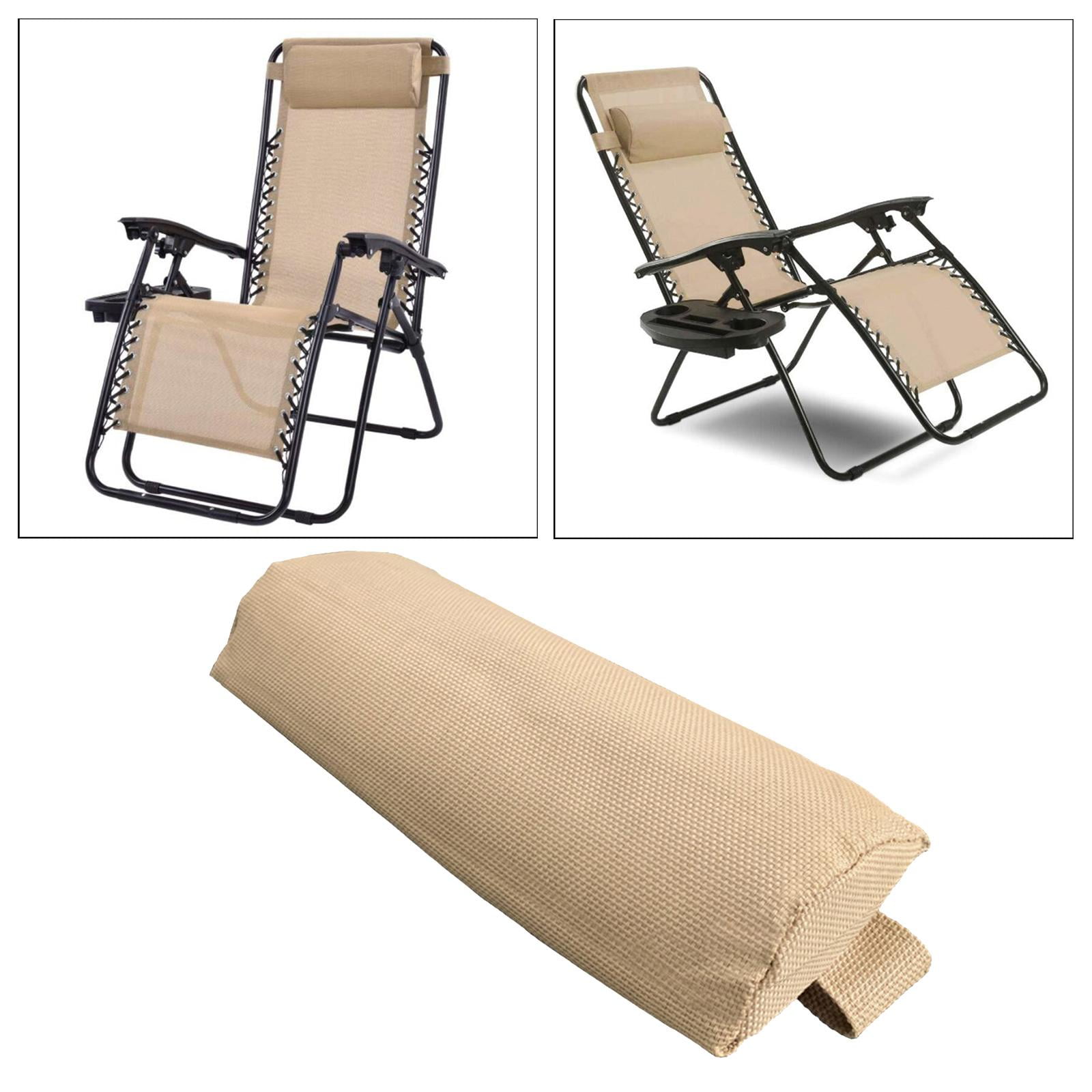 QJUHUNG Recliner Pillow Head Cushion for Outdoor Folding Chair