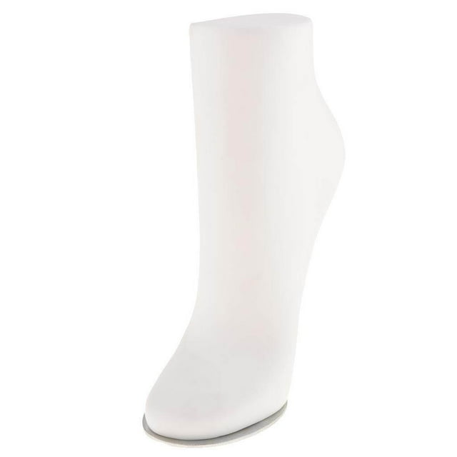 pitrice Adult Unisex PVC Mannequin Foot Socks Foot Anklet Socks Invisible Socks Display Small, White