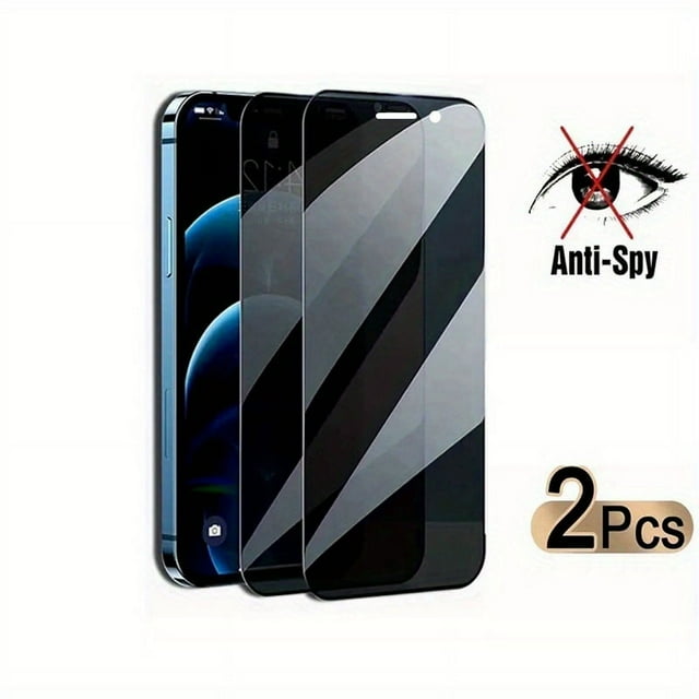 2 Pcs Protecteur d'Écran Anti-Espion Complet pour, iPhone14/14Plus/14Pro/14ProMax, iPhone13/13Mini/13Pro/13ProMax, iPhone12/12Mini/12Pro/12ProMax, iPhone11/11Pro/11Pro Max, iPhoneXR Cadeau pour Anniversaire/est