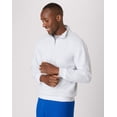 thumbnail image 3 of Hanes EcoSmart Men’s Fleece Quarter-Zip Pullover Ash XL, 3 of 5
