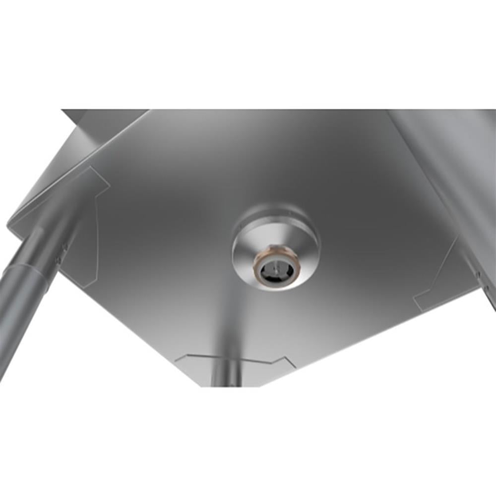 Pemberly Row Silver 14x16x11 Left NSF Stainless Steel Kitchen Prep/Utility Sink