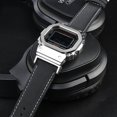 thumbnail image 5 of Correa de reloj de cuero y nailon de fibra DW-5600 para Casio DW5600 GW-B5600 GW-M5610 GA2100 GA2110 Correa de lona Correa de reloj Pulsera deportiva, 5 of 5