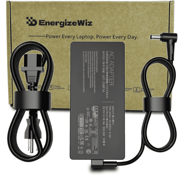 20V 16.5A 330W Charger Fit for Asus ROG Strix G18 G814 G814JI G814JZ Scar 16 G634 G634J 17 G733PY G733PZ Zephyrus Laptop Power Supply