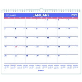At A Glance 16 Month Dated Wall Desk Calendar Walmart Com