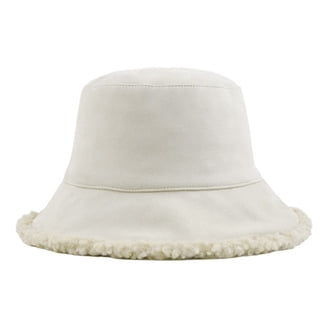 Winter Bucket Hat Fluffy Faux Fur Fisherman Cap for Women  display picture 1