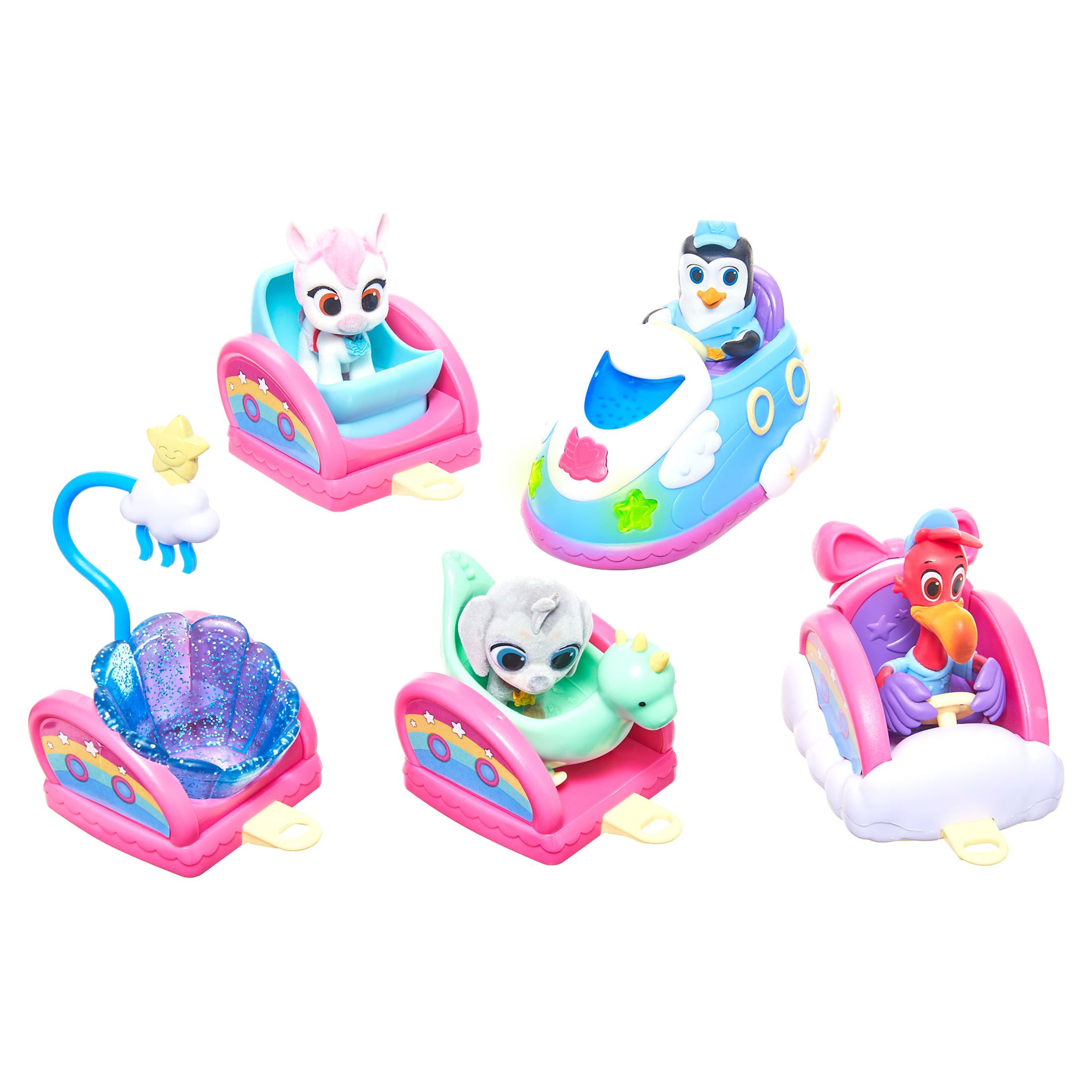 Disney Junior T.O.T.S. Chugga Chugga Choo-Choo Playset, 8 pieces, Officially Licensed Kids Toys for Ages 3 Up, Gifts and Presents - image 4 of 7