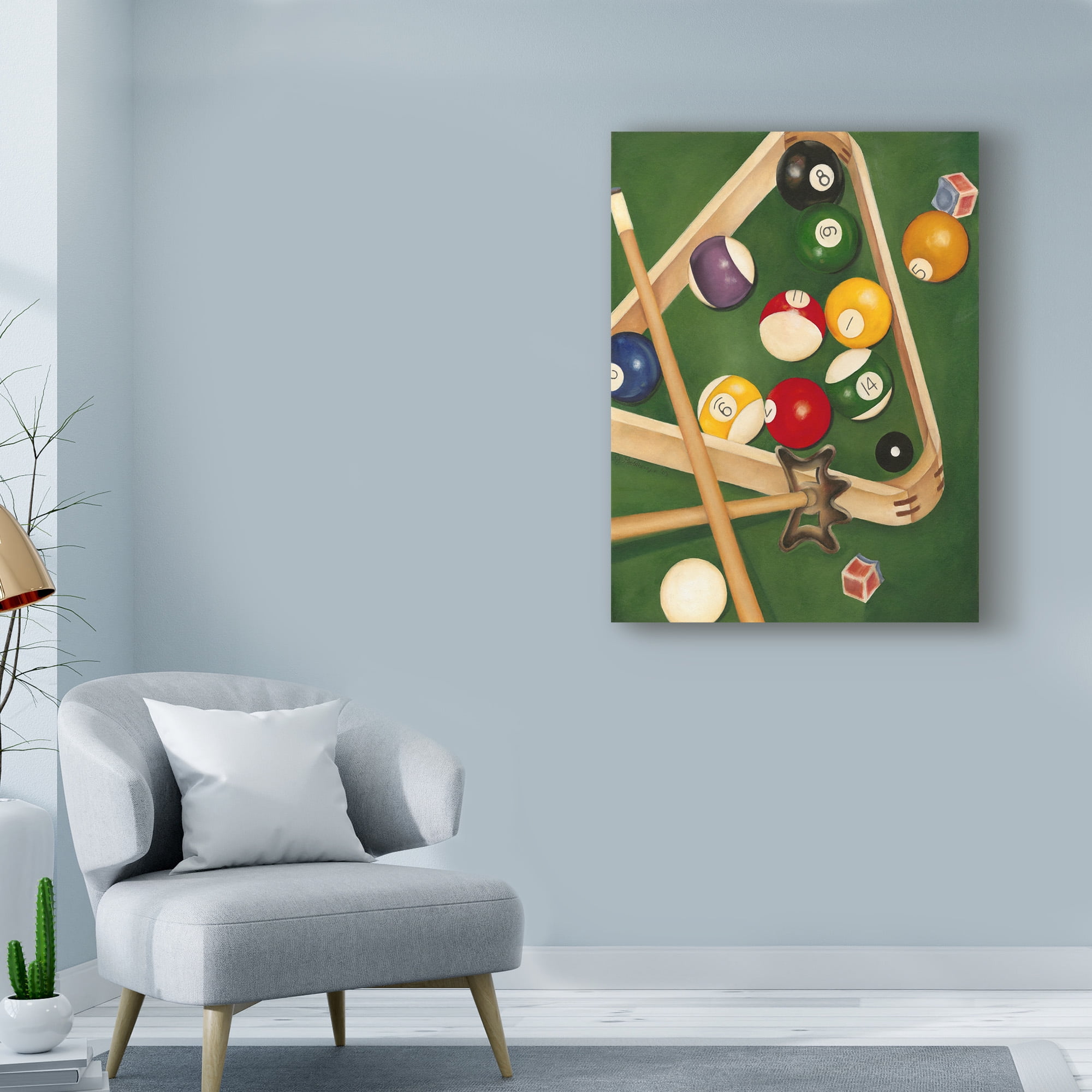Trademark Fine Art 'Rackem Up II' Canvas Art by Jennifer Goldberger