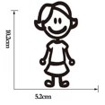 thumbnail image 5 of Lishi Happy Family Car Stickers - 2 Sets (Pack of 10), 5 of 5