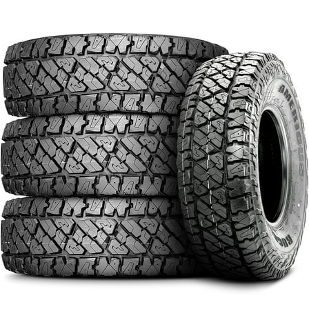 Set of 4 (FOUR) Americus Rugged A/TR LT 285/75R16 Load E 10 Ply R/T Rugged Terrain Tires Fits: 2006-08 Hummer H3 Base, 2009 Hummer H3 Championship Series