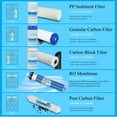thumbnail image 3 of Geekpure 5-Stage Reverse Osmosis Water Filter System with Booster Pump and Extra 4 Filters-75GPD, 3 of 9