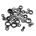 thumbnail image 4 of 25 Piezas de material acero Inoxidable Guías de Caña de Reparación de Cañas DIY Anillos para, 4 of 8