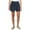 Dark Blue, variant on Seductiva Women's Original Shorts Summer Women's Casual Drawstring Lace Cutout Solid Color Short Pants Workout Comfy 1PC