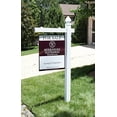 thumbnail image 2 of 4Ever Products Vinyl PVC Real Estate 6' Tall Sign Post, White, 2 of 7