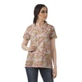 thumbnail image 1 of Moomaya Womens Wrap Style Shirt Tunic Cotton Casual Button Down Classic Collar Top, 1 of 6