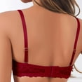 thumbnail image 5 of Ohufall Bras for Women Solid Color Soft Seamless Brasieres Push Up Spaghetti Strap No Underwire Daliy Bras Gifts for Women, 5 of 7