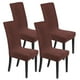thumbnail image 1 of Juego de 4 Fundas de Silla Impermeables Uxcel, Fundas de Silla de Jacquard Elásticas para Comedor, Protectores Lavables [Café Oscuro], 1 of 1