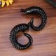 thumbnail image 5 of Un par de horquillas negras de cuernos de oveja de fantasía, horquillas artificiales de cuernos de oveja, diadema única para fiesta de disfraces de Halloween y cosplay., 5 of 5