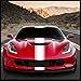 thumbnail image 3 of Sticker Connection | Racing Stripes | Hood Rally Vinyl Race Stripes | (7"x72", White), 3 of 4