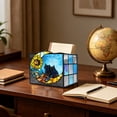 thumbnail image 6 of Stained Glass Cat Flower Pot,Handmade Cute Pots for Plants, Room and Office Decoration Glass Container Storage,Indoor Plant Pots with Drainage,Plant Gifts, 6 of 7