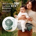 thumbnail image 6 of Momcozy Portable Stroller Fan with Clip | 4-Speed Mini-Fan for Carrier | Personal Fans Ultra Light 0.26lb | Gaps ≤4.5mm | Handheld Cooling | Rechargeable Rotate for Diaper Backpack/Table/Chair, 6 of 7