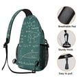 thumbnail image 2 of Scientific Formula Educational Wall Science Classroom Chemistry Physics Biology Astronomy Experiment Sling Backpack, 2 of 6