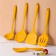 thumbnail image 4 of JM Juego de utensilios de cocina de Gel de sílice, 5 uds., utensilios de cocina antiadherentes, pala resistente al calor, cuchara de arroz, juego de electrodomésticos de cocina JM, 4 of 4
