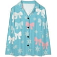 thumbnail image 4 of Top-kevin Western Themed Horse Women's Long-Sleeve Shirt And Full-Length Bottom Pajama Set, 4 of 12