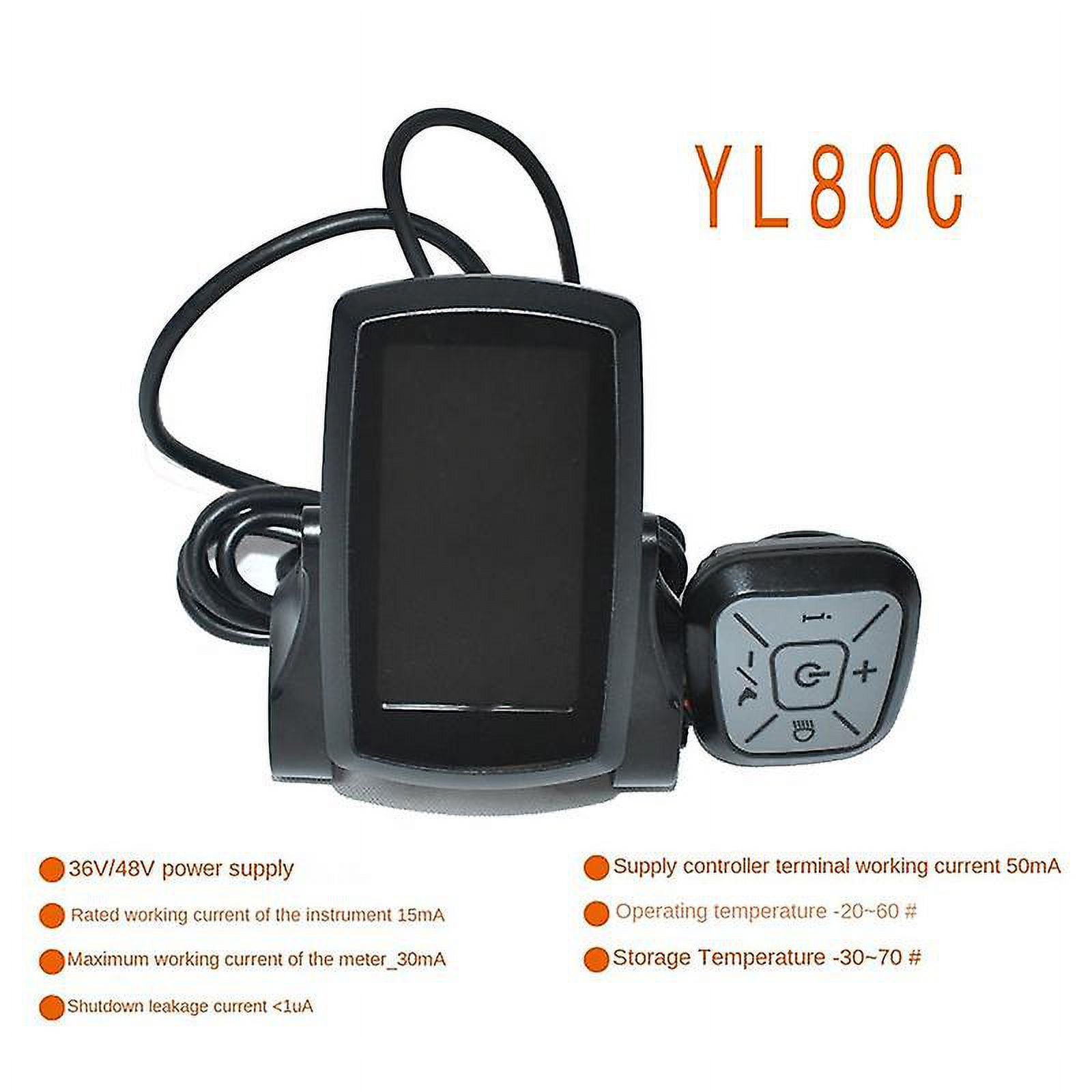Electric Bicycle 36V48V S800 LED LCD Meter Control Panel