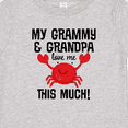 thumbnail image 4 of Inktastic My Grammy and Grandpa Love Me Boys or Girls Baby T-Shirt, 4 of 5