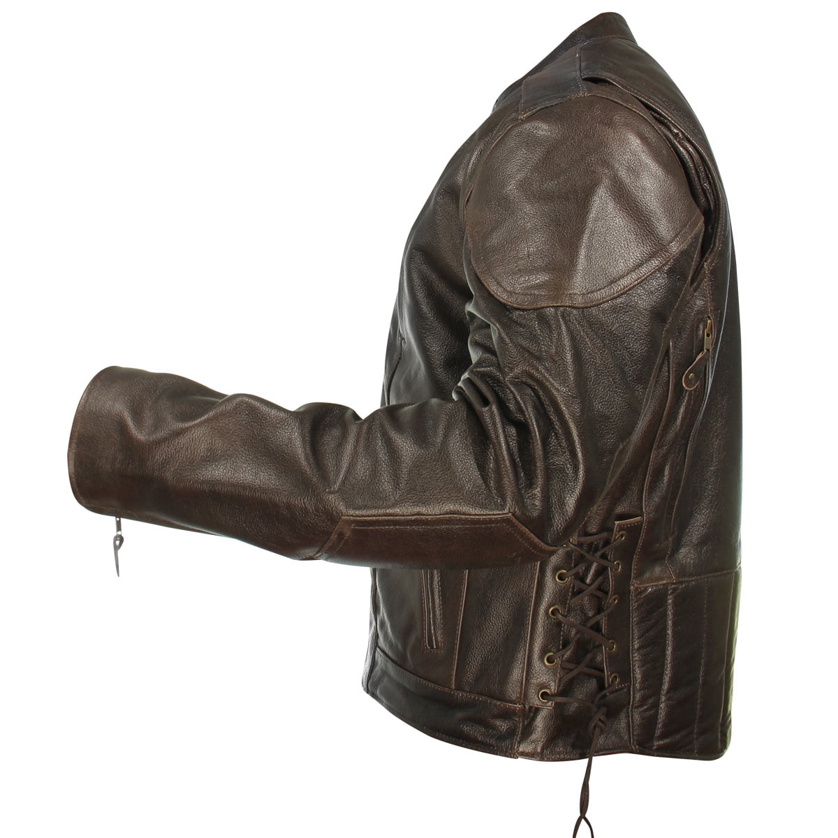 Xelement B7203 Mens Sdster Retro Brown Premium Leather Motorcycle Xelement B7203 Mens Sdster Retro Brown Premium Leather Motorcycle Jacket Wit Com