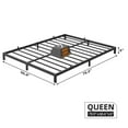 thumbnail image 4 of TROPOW Twin Bed Frames,Low Profile Twin Bed Frame, 6 Inch Heavy Duty Metal Twin Size Platform Bed Frame with Steel Slat Support, No Box Spring Needed, Easy Assembly, Black, 4 of 9