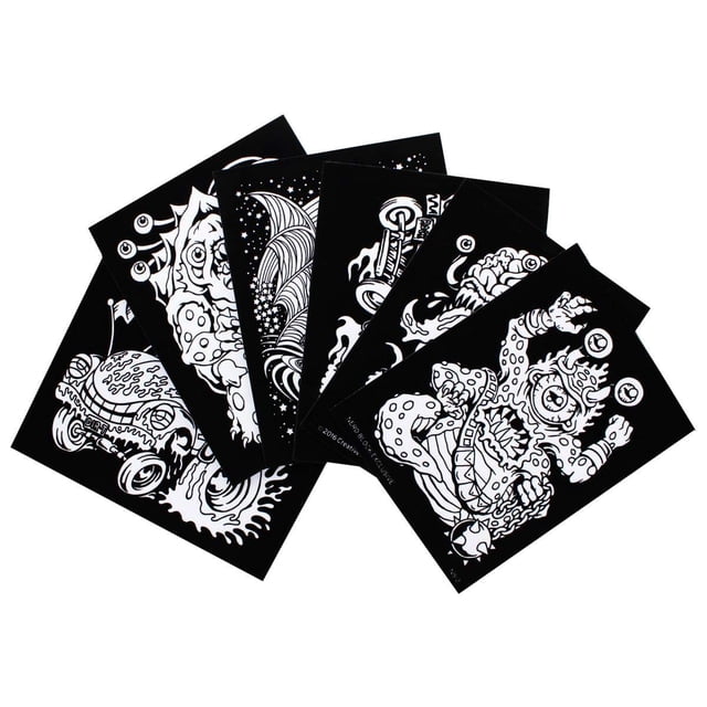 Juego de sábanas para colorear con temática Velvet Boy de 6 hojas Toynk