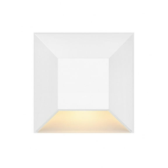 15222MW-Hinkley Lighting-Nuvi - 1.2W LED Square Deck Light - 3 Inches Wide by 3 Inches High-Matte White Finish