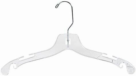 Children's Clear Plastic Dress Hanger - 14" (25)