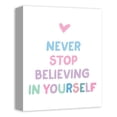 thumbnail image 2 of Creative Products Believe in Yourself 11x14 Canvas Wall Art, 2 of 5