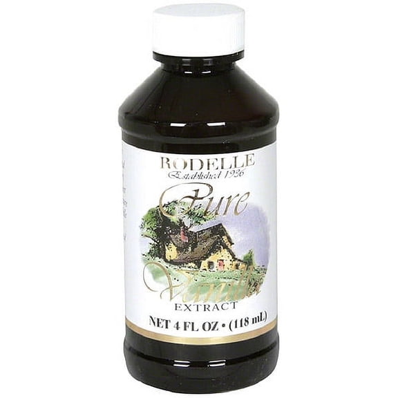 Rodelle Pure Vanilla Extract, 4 oz (Pack of 6)